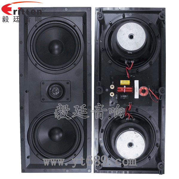 雙低音6.5寸掛壁喇叭正反面 8''250w 重低音喇叭正反面
