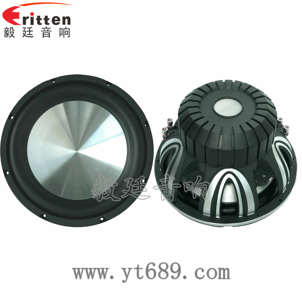 10寸50芯汽車音響重低音喇叭正反面 1.38寸40瓦舞臺音箱全頻喇叭正反面