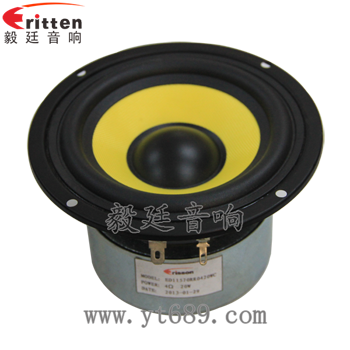 4寸4Ω10w音箱中低音喇叭正面圖