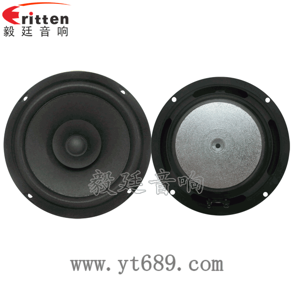 6.5寸15瓦25芯中音喇叭正反面 2.5寸5瓦全頻喇叭正反面