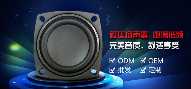 毅廷揚聲器，飽滿低頻